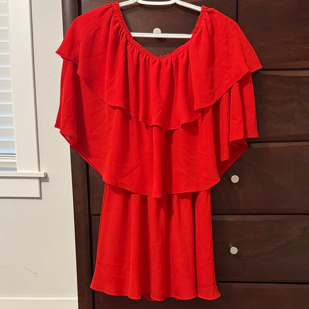 Show Me Your MuMu Red Romper